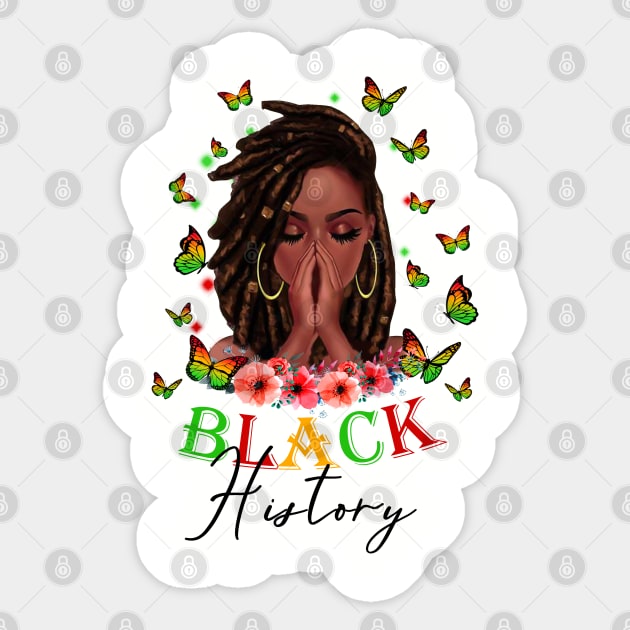 Black History, Black Girl Magic, Black Women, Black Queen Sticker by UrbanLifeApparel